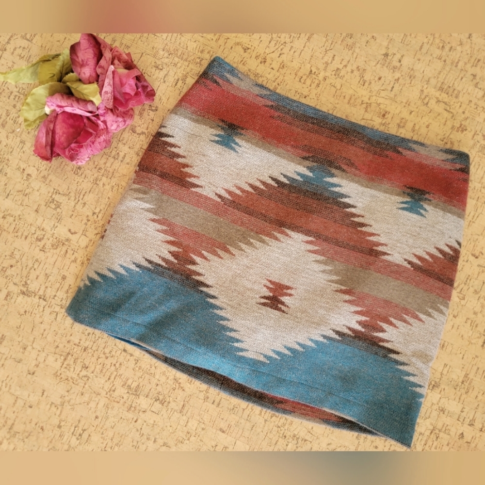 American Eagle Outfitters Wool Tribal Mini Skirt